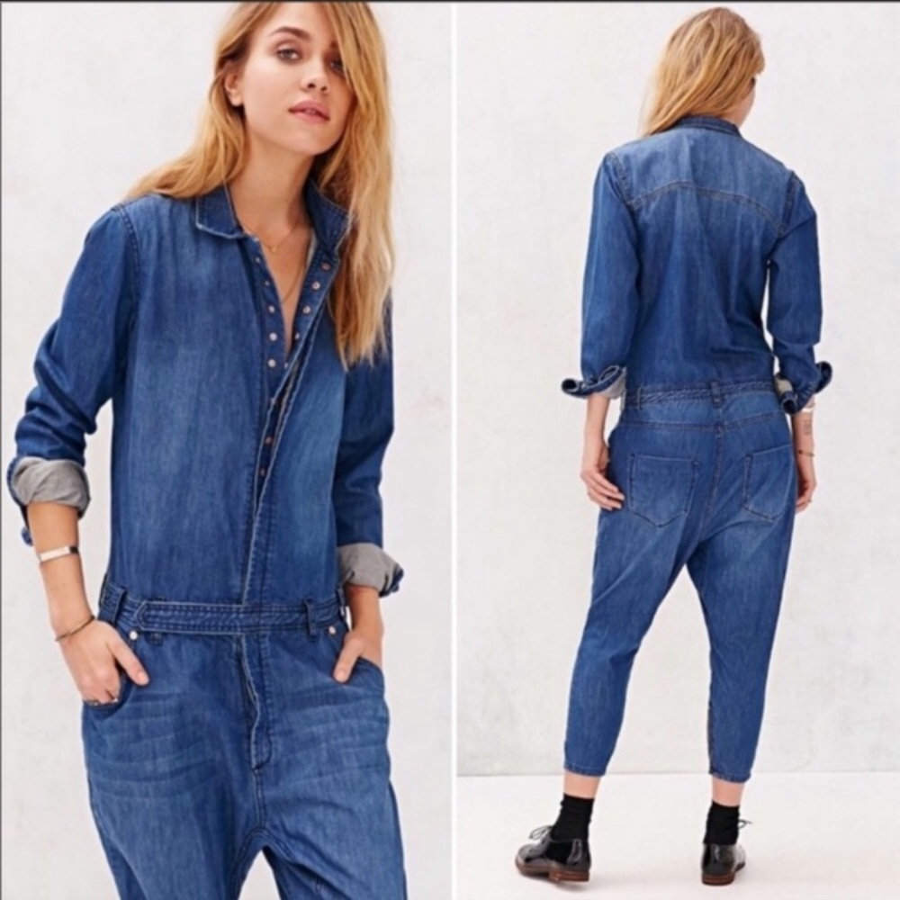 One Teaspoon Denim Utility Jumpsuit